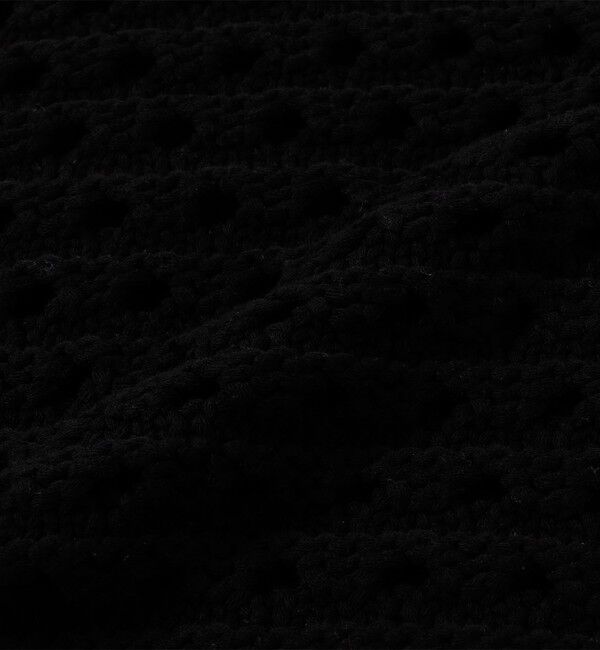 SHIPS any「《予約》SHIPS any:〈手洗い可能〉コットン ミックス 透かし編み Vネック ベスト」|ベスト・ジレ|