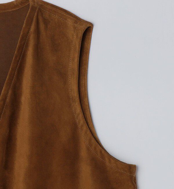 SHIPS「【SHIPS別注】CINQUANTA: スエード チマヨ ベスト」|ベスト・ジレ|