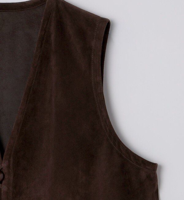 SHIPS「【SHIPS別注】CINQUANTA: スエード チマヨ ベスト」|ベスト・ジレ|