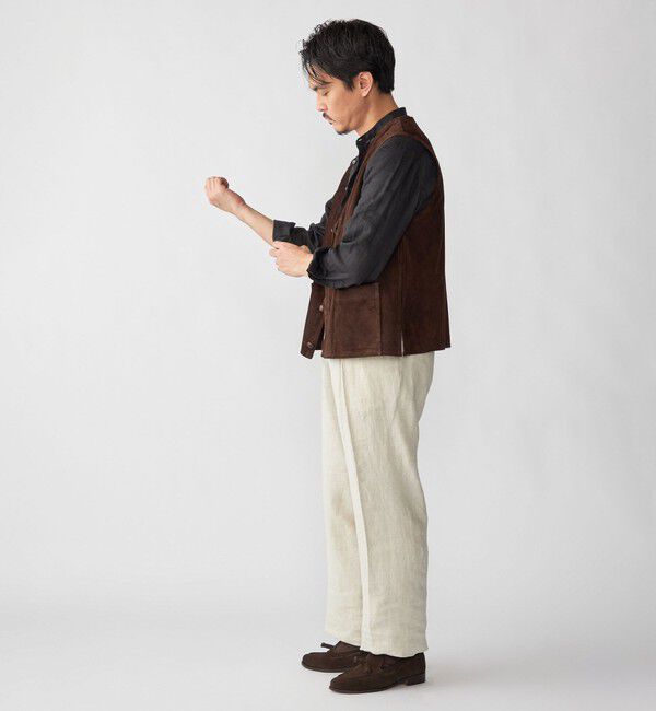 SHIPS「【SHIPS別注】CINQUANTA: スエード チマヨ ベスト」|ベスト・ジレ|