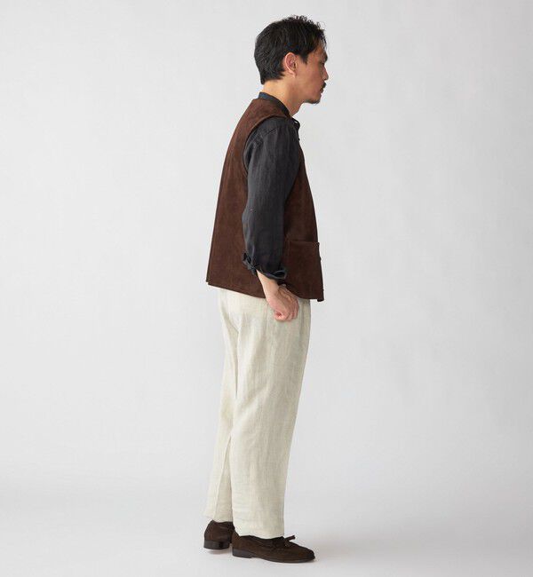 SHIPS「【SHIPS別注】CINQUANTA: スエード チマヨ ベスト」|ベスト・ジレ|