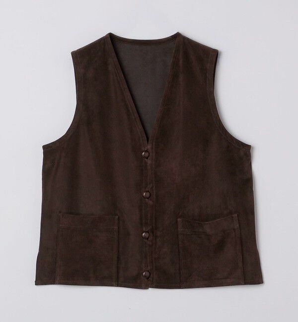 SHIPS「【SHIPS別注】CINQUANTA: スエード チマヨ ベスト」|ベスト・ジレ|