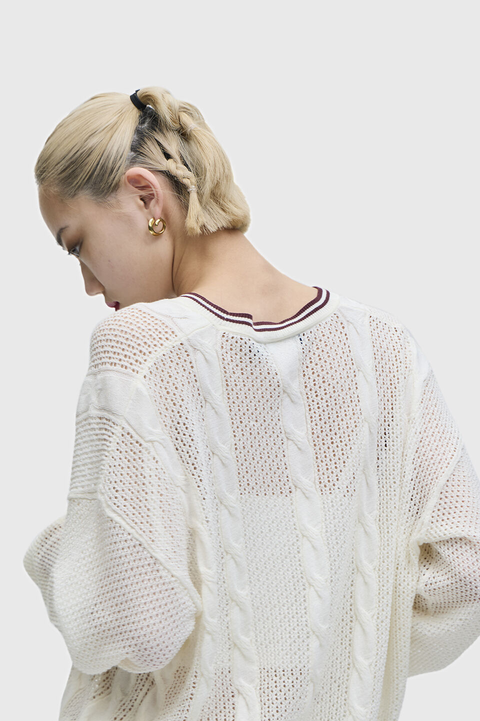 FRED PERRY 「Mesh Cable Knit Jumper」|ニット・セーター|