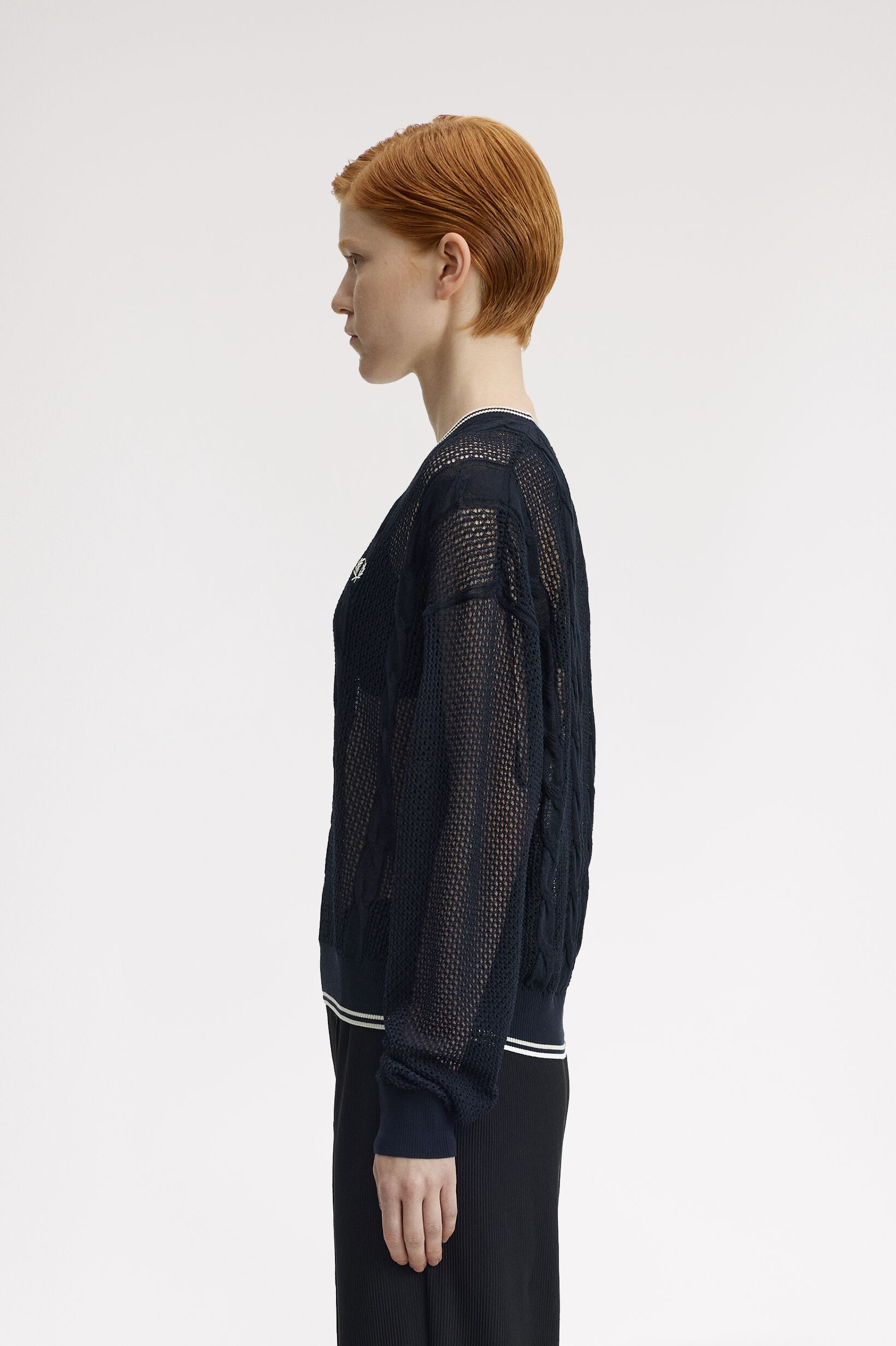 FRED PERRY 「Mesh Cable Knit Jumper」|ニット・セーター|