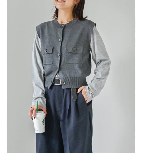 OUTDOOR PRODUCTS Usual Things「新色追加 ライトウェイトニットベスト」|ベスト・ジレ|