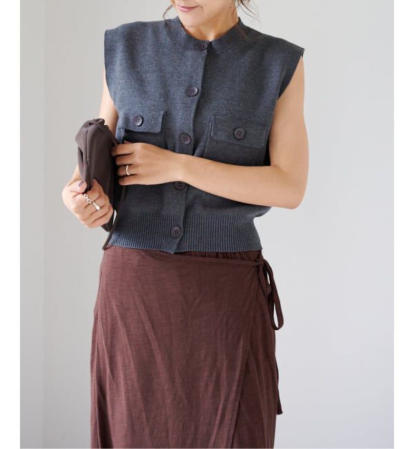 OUTDOOR PRODUCTS Usual Things「新色追加 ライトウェイトニットベスト」|ベスト・ジレ|