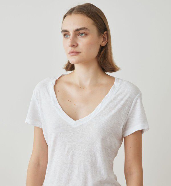 JAMES PERSE「スラブジャージー ＶネックＴシャツ WUA3695」|Tシャツ・カットソー|