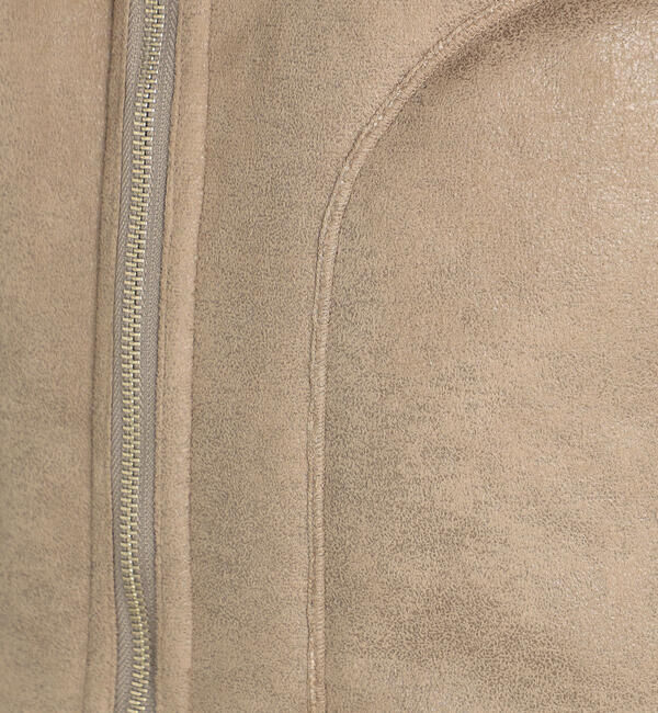 MACPHEE「エコムートン ジップアップジレ」|ベスト・ジレ|