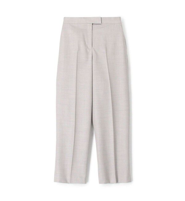 TOMORROWLAND collection「シャイニーピンヘッド ストレートパンツ」|スラックス|13 ライトグレー