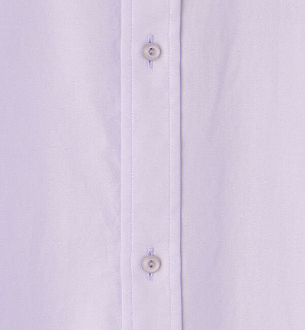 MACPHEE「コットンモールスキン バンドカラーシャツワンピース」|ワンピース|