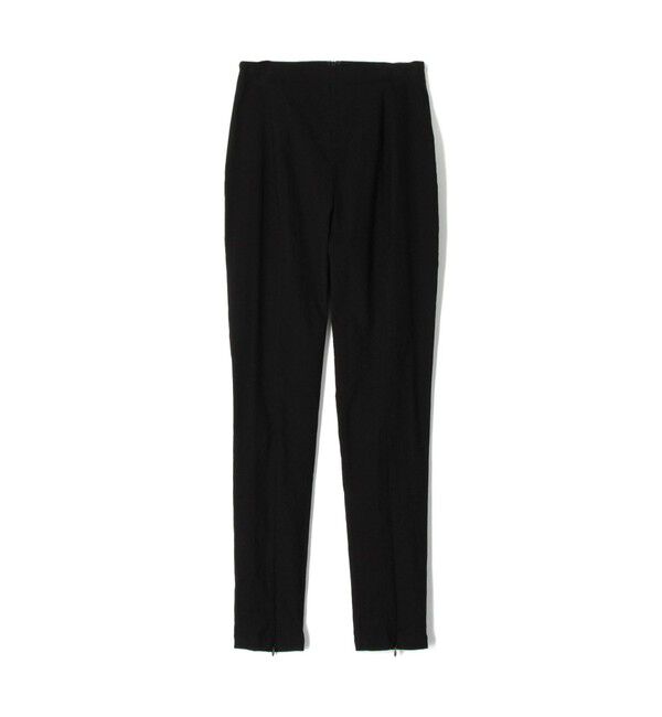 GALERIE VIE「リネンレーヨンストレッチ スリムパンツ」|その他|19 ブラック