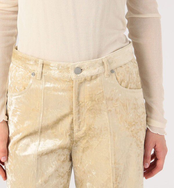 DES PRES「コットンレーヨンベルベット ミニフレアパンツ」|その他|