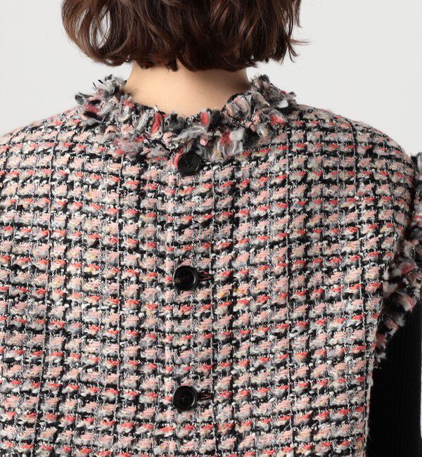 TOMORROWLAND collection「コーラルファンシーツイード 2-wayベスト」|ベスト・ジレ|