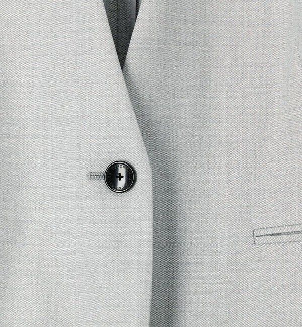 TOMORROWLAND collection「シャイニーピンヘッド Vカラージャケット」|テーラードジャケット|