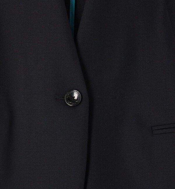 TOMORROWLAND collection「シャイニーピンヘッド Vカラージャケット」|テーラードジャケット|