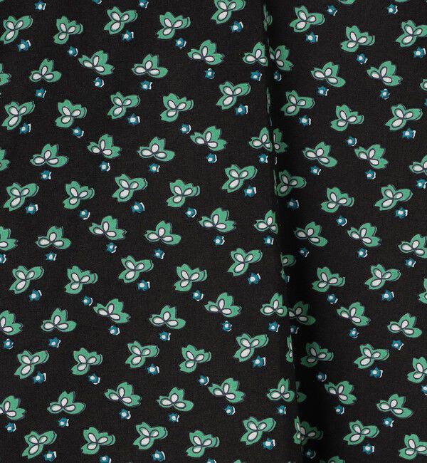 SOULEIADO「コットンプリント バックボウタイブラウス」|シャツ・ブラウス|