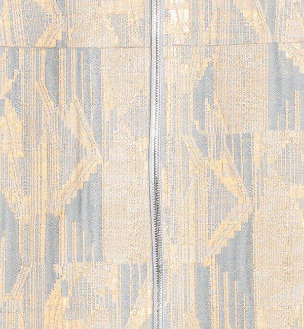 MACPHEE「ジオメトリックグリッタージャカード ロングジレ」|ベスト・ジレ|