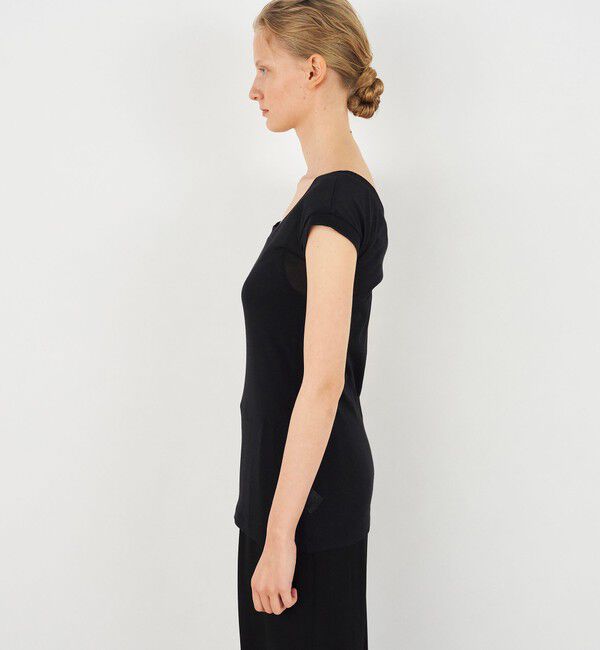 DES PRES「エアリープレーン フレンチスリーブプルオーバー」|Tシャツ・カットソー|