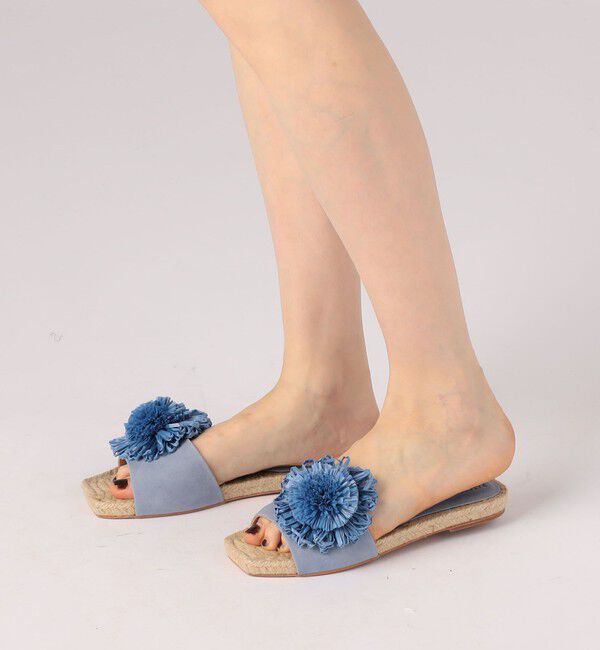 TOMORROWLAND GOODS「PALOMA BARCELO LEIKO フラワーモチーフ ジュートサンダル」|サンダル|