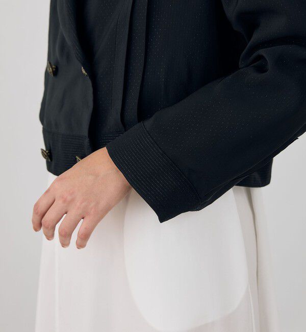 DES PRES「ドットジャカード ショートブルゾン」|ブルゾン・スタジャン|