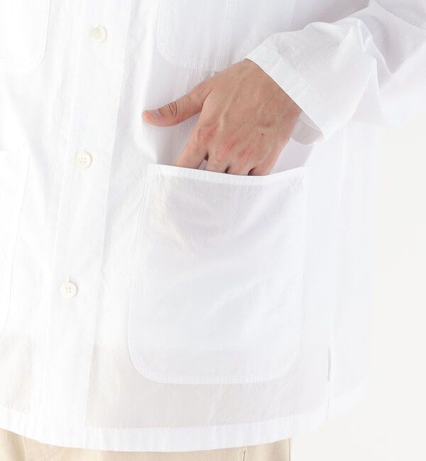 GALERIE VIE「エアリーサッカー シャツブルゾン」|テーラードジャケット|