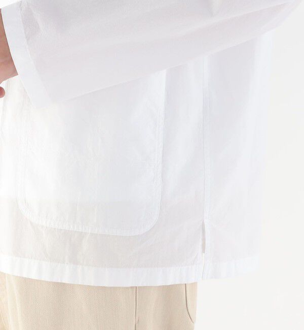 GALERIE VIE「エアリーサッカー シャツブルゾン」|テーラードジャケット|