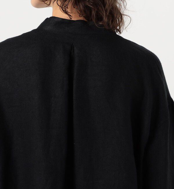 GALERIE VIE「ブラッシュドリネン　カフタンロングドレス」|ワンピース|