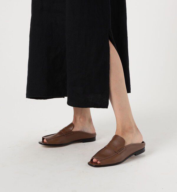 GALERIE VIE「ブラッシュドリネン　カフタンロングドレス」|ワンピース|