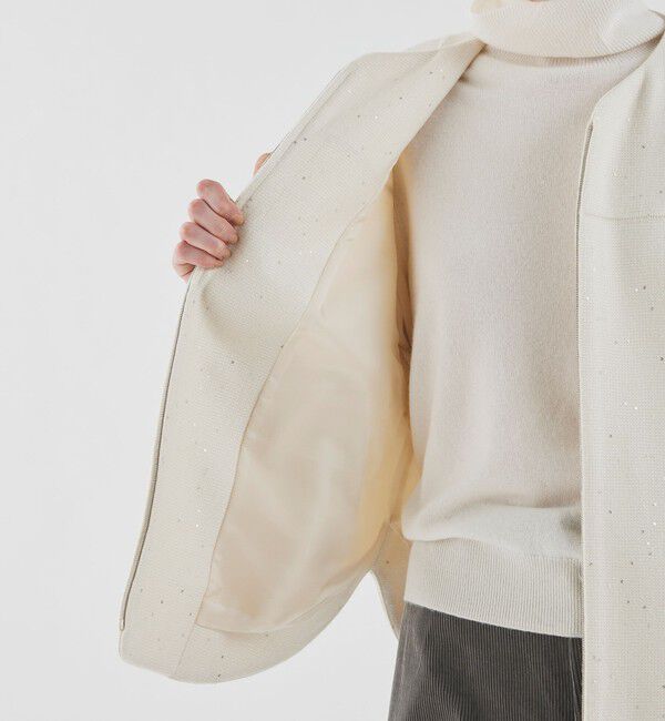 GALERIE VIE「パウダースノー クルーネックベスト」|ベスト・ジレ|