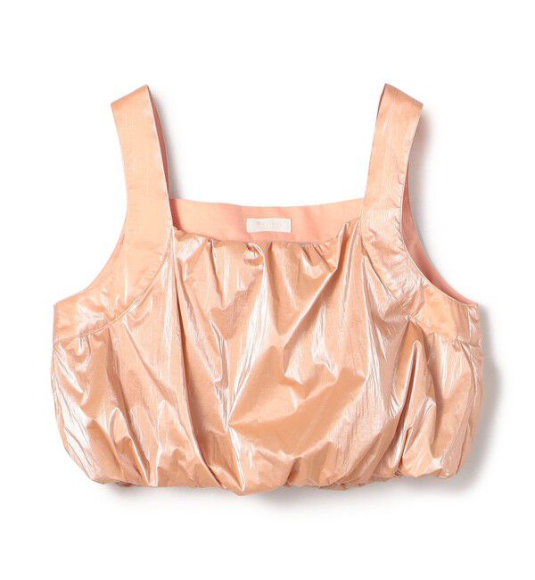 Ballsey「シャイニーコーティング ギャザータンクトップブラウス」|その他|31 ピンク