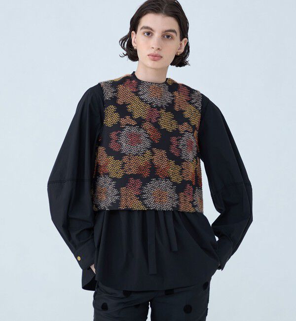 TOMORROWLAND collection「クレぺフルール フロンタブルジレ」|ベスト・ジレ|