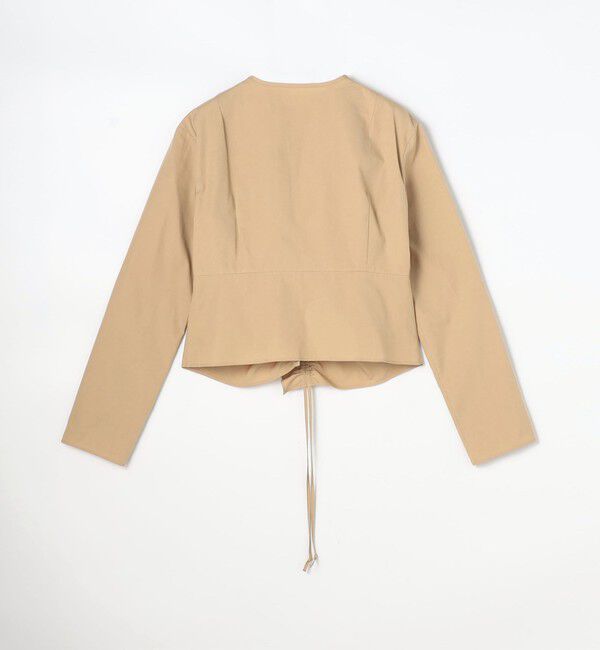 BACCA「コットンタイプライター ギャザードブラウス」|シャツ・ブラウス|