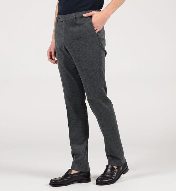 TOMORROWLAND MENS「ウールナイロン スリムストレートパンツ」|スラックス|