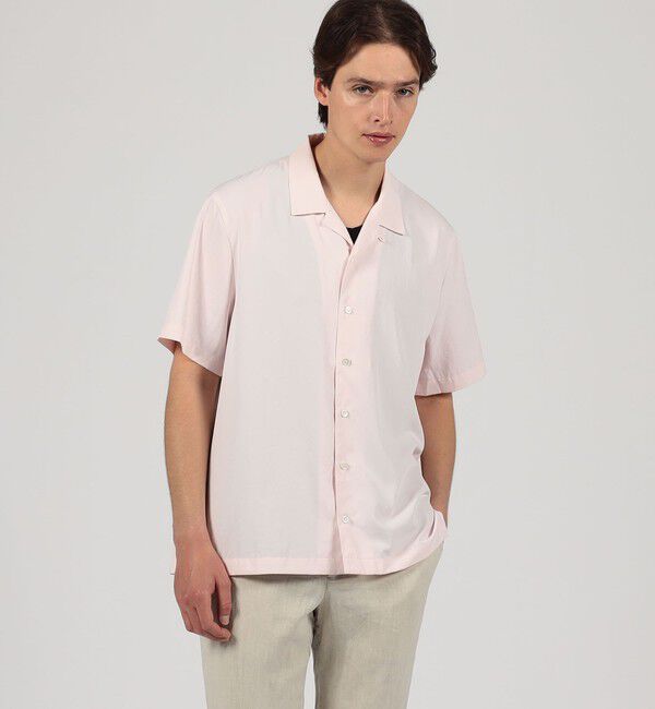 JAMES PERSE「ポリエステル オープンカラーシャツ MLMP3696」|シャツ・ブラウス|