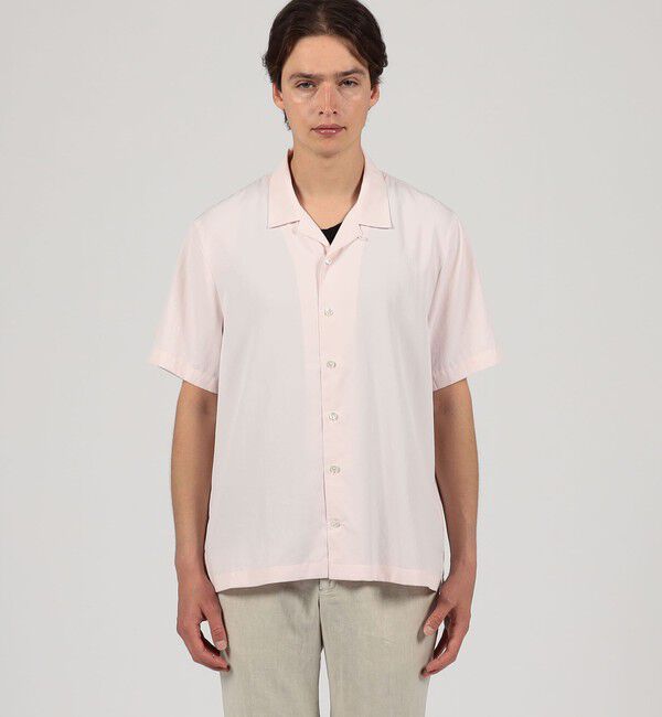 JAMES PERSE「ポリエステル オープンカラーシャツ MLMP3696」|シャツ・ブラウス|