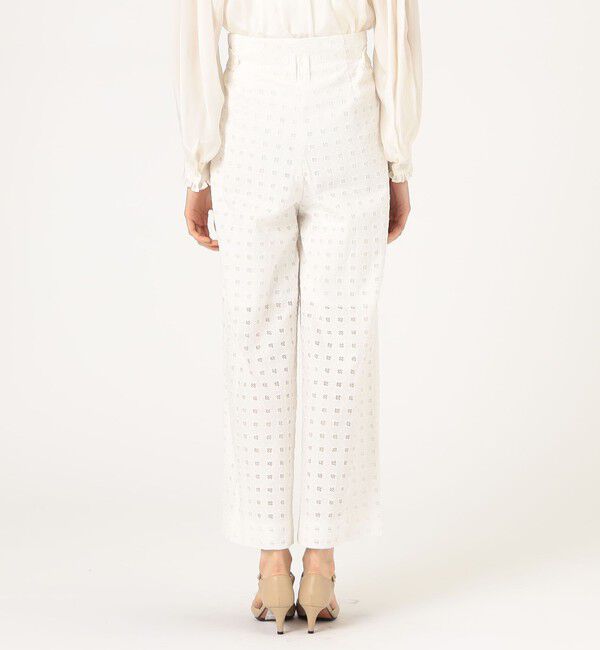 Ballsey「コットンエンブロイダリー サイドタブパンツ」|その他|