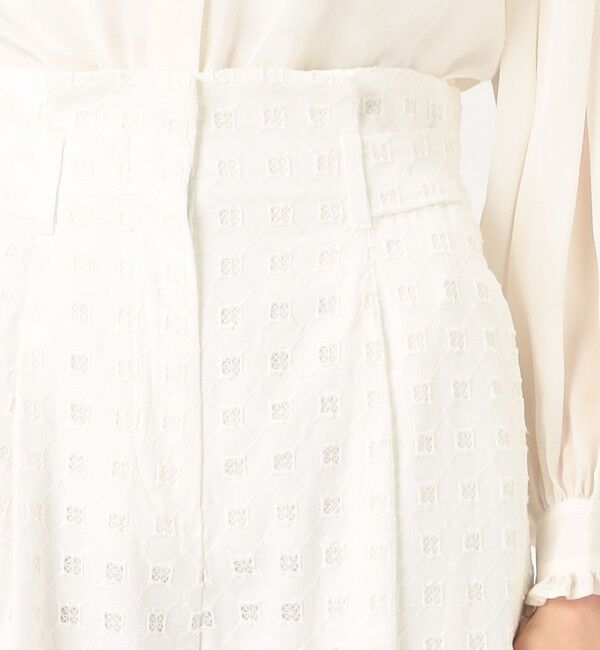 Ballsey「コットンエンブロイダリー サイドタブパンツ」|その他|