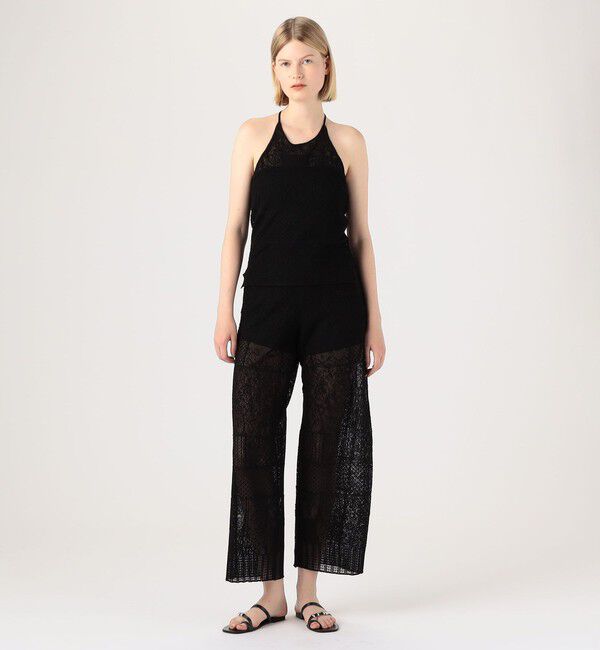 DES PRES「アイレットレース ホルターネックトップス」|キャミソール|