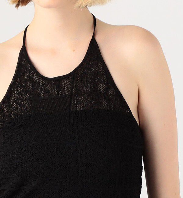 DES PRES「アイレットレース ホルターネックトップス」|キャミソール|