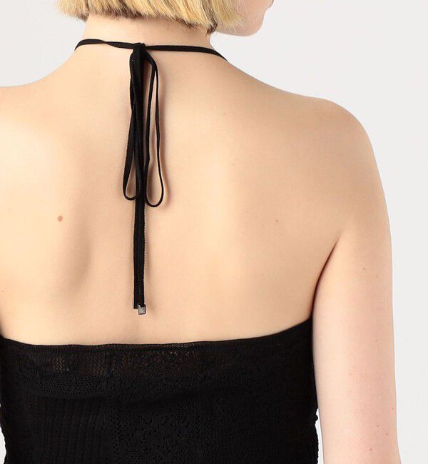 DES PRES「アイレットレース ホルターネックトップス」|キャミソール|