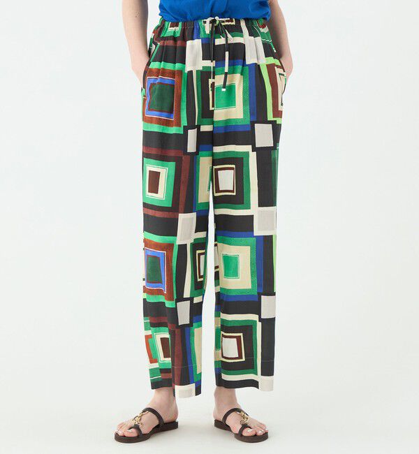 Ballsey「スキームプリント ドロストワイドパンツ」|その他|