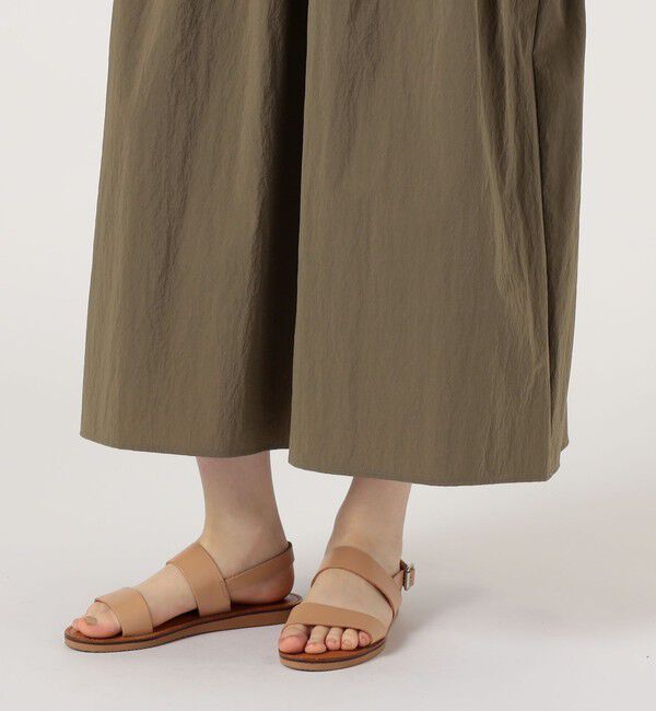 MACPHEE「マテリアルコンビ ギャザーマキシワンピース」|ワンピース|