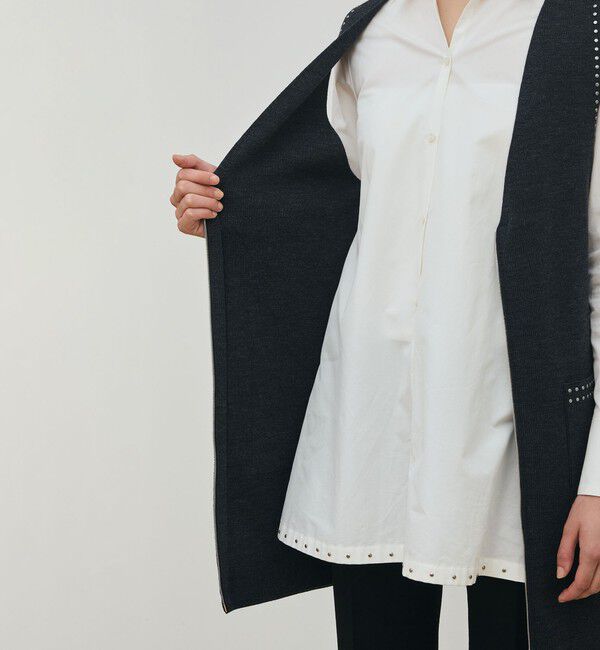 DES PRES「ハーフカーディガン ミドルジレ」|ベスト・ジレ|