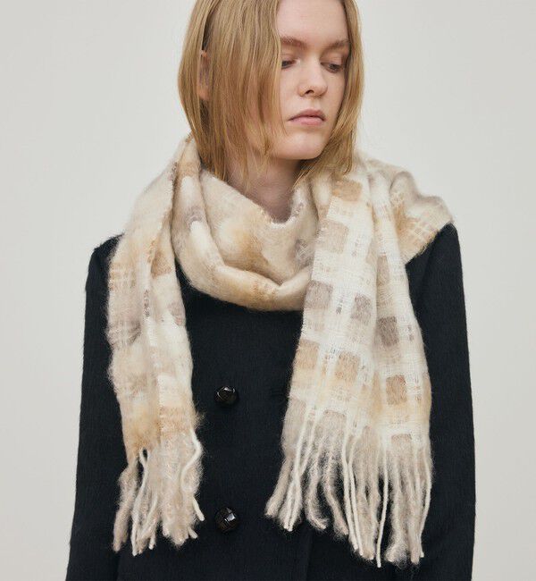 TOMORROWLAND GOODS「814 EZCARAY Mia モヘヤストール」|マフラー|