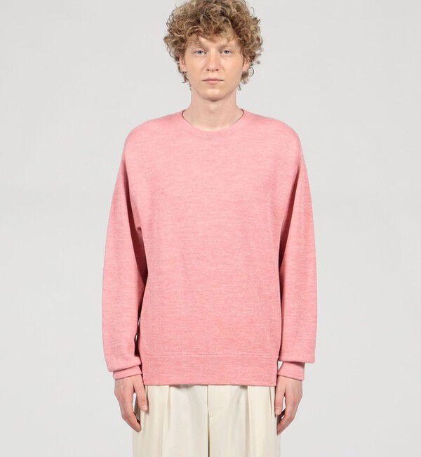 TOMORROWLAND MENS「TOMORROWLAND Tricot ウールラミー クルーネックプルオーバー」|ニット・セーター|