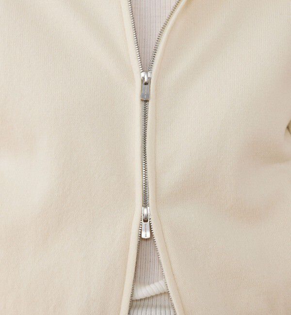 GALERIE VIE「スエットニット ジップアップパーカ」|パーカー|