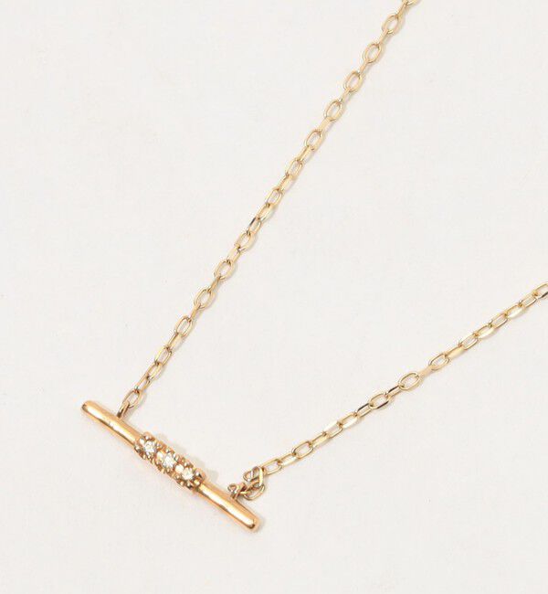 TOMORROWLAND GOODS「【別注】Hirotaka ダイヤモンド バー ネックレス」|ネックレス|