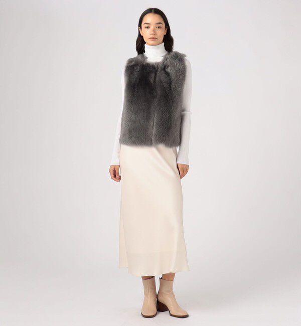 TOMORROWLAND GOODS「KARL DONOGHUE ショートムートンジレ」|ベスト・ジレ|