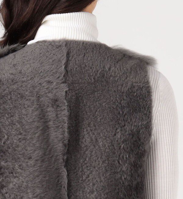 TOMORROWLAND GOODS「KARL DONOGHUE ショートムートンジレ」|ベスト・ジレ|