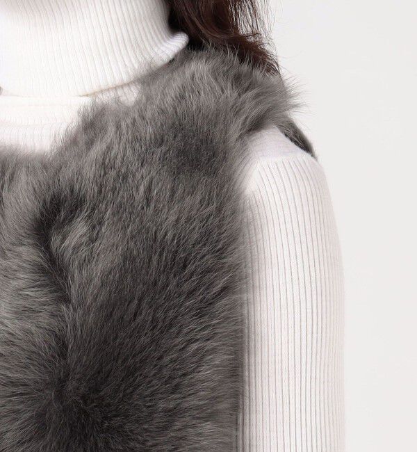 TOMORROWLAND GOODS「KARL DONOGHUE ショートムートンジレ」|ベスト・ジレ|